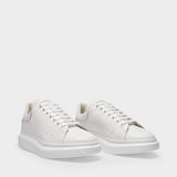 Oversized Sneakers - Alexander Mcqueen - White/White - Leather