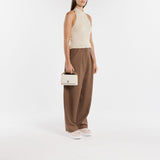 Small Skull Ch Hobo Bag - Alexander Mcqueen - Soft Ivory - Leather