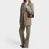 Grace Small Hobo Bag - A.P.C. - Vino - Leather