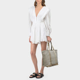 Cabas L Tote Bag - Vanessa Bruno - Sand - Linen