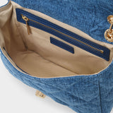 Moon Mm Hobo Bag - Vanessa Bruno - Indigo - Leather