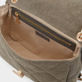 Moon Shoulder Bag - Vanessa Bruno - Linen - Green