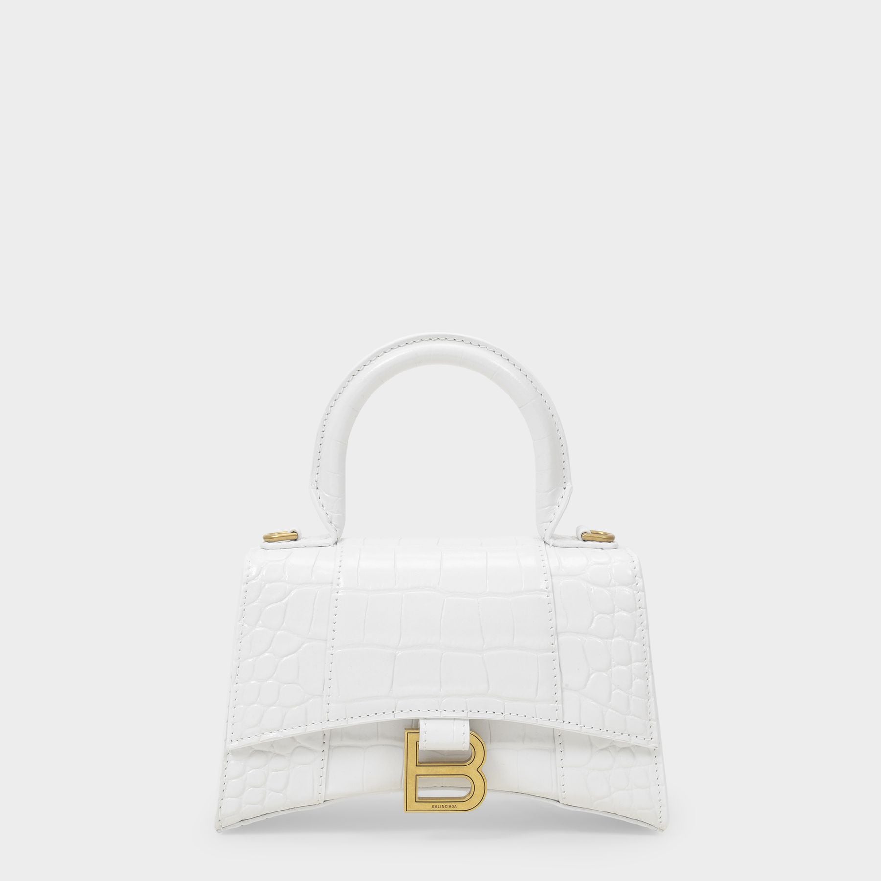 White hourglass balenciaga bag Clearance