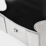 Hourglass Xs Bag - Balenciaga - Silver - Leather