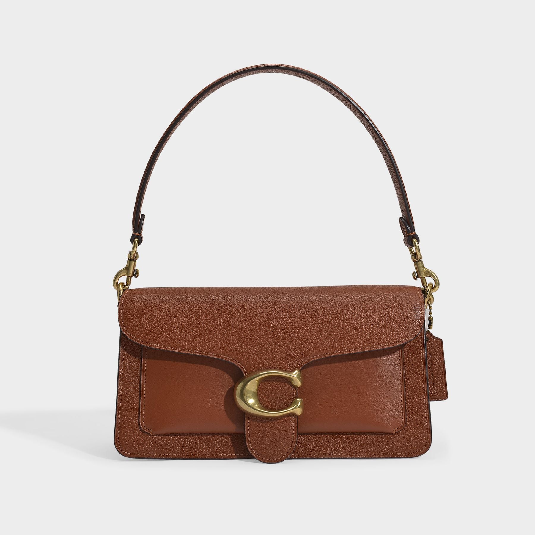 Coach deep red tabby top handle bag women's Clearance