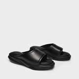 Mono Sandals in Black Leather