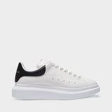 Oversized Sneakers - Alexander Mcqueen - White/Black - Leather