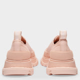 Tread Slick Low Sneakers in Pink Leather