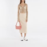 Oversized Sneakers - Alexander Mcqueen - White/Black - Leather