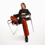 Vinyl Ac Ankle Boots in Black