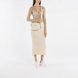 Portofino Sneakers - Dolce & Gabbana - White/Pink - Leather