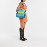 Western Boots - Ganni - Black/Yellow - Leather