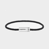 7G Nato Cable Bracelet - Le Gramme - Black - Silver