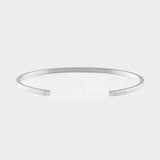 Le 7g Bangle Ribbon Bracelet in Silver