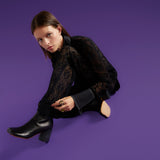 6 Anatomic 70 Ankle in Black Leather