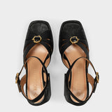 Bulla Aurora in Black Crackle Leather