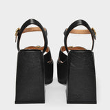 Bulla Aurora in Black Crackle Leather