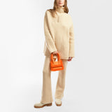 Leah Ankle Boots in Beige Leather