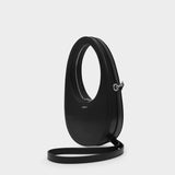 Mini Swipe Handbag - Coperni - Black - Leather