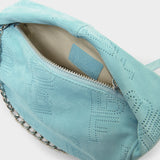 Baby Cush Bag in Blue Leather