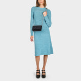 Large Chain Wallet in Black Leather