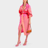 Mini Pita Bag in Orange Leather