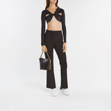 Frame Bucket Hobo Bag - Stella Mccartney - Black - Leather Vegan