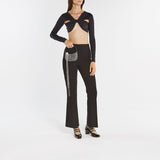 Micro Vesna Hobo Bag - Magda Butrym - Black - Strass