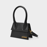 Le Chiquito Moyen Bag - Jacquemus - Black - Leather
