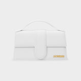 Le Grand Bambino Bag - Jacquemus - Leather - White