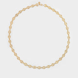 Eight Nano Necklace in Gold Brass