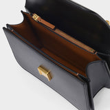 Eleanor Shoulder Bag - Tory Burch - Leather - Black