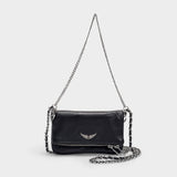 Rock Nano Hobo Bag - Zadig & Voltaire - Black - Leather