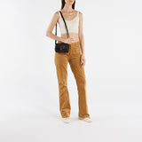 Zv Le Mini Hobo Bag - Zadig & Voltaire - Black - Croc Embossed Leather