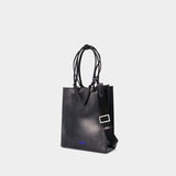 Shopper Bag - Ader Error - Leather - Black