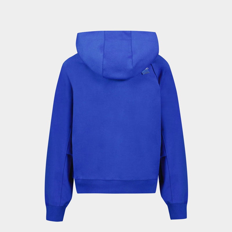 Sweatshirt With Logo - Ader Error - Cotton - Blue
