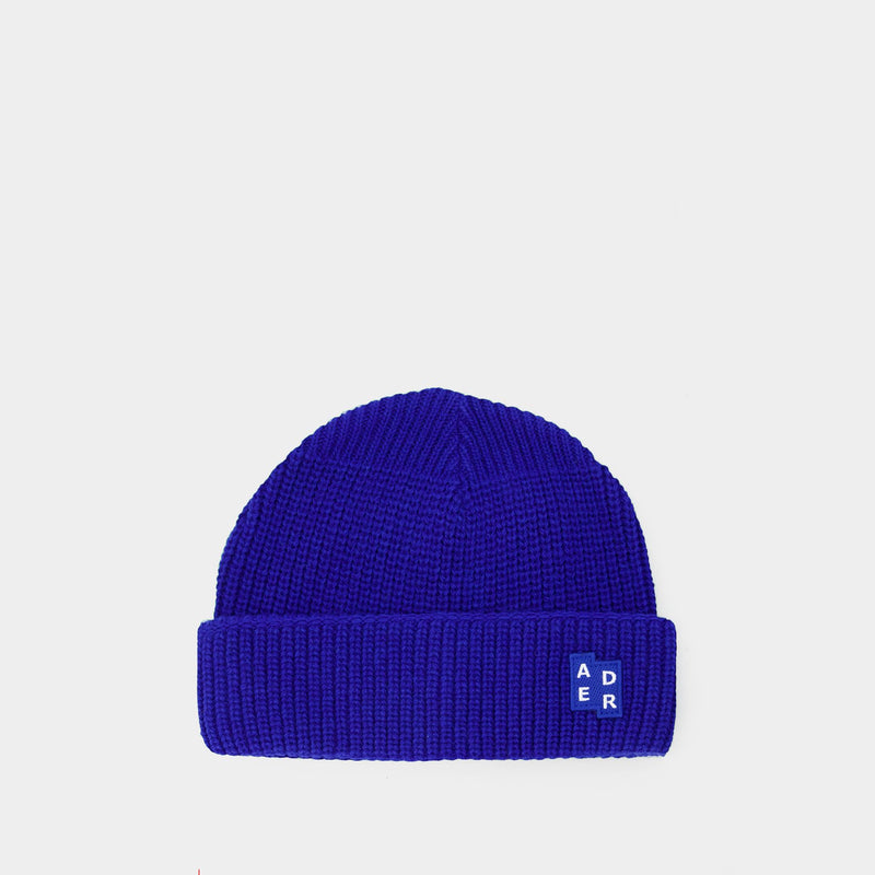 03 Beanie - Ader Error - Wool - Blue