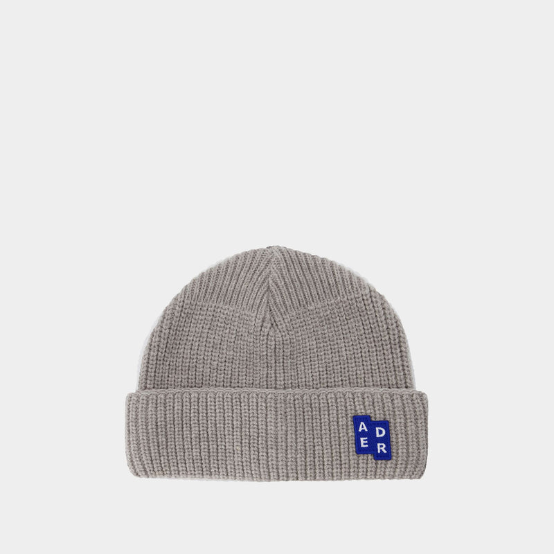 03 Beanie - Ader Error - Wool - Grey