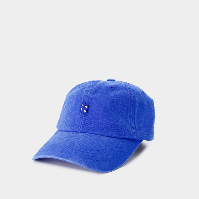 Cap With Logo - Ader Error - Cotton - Blue