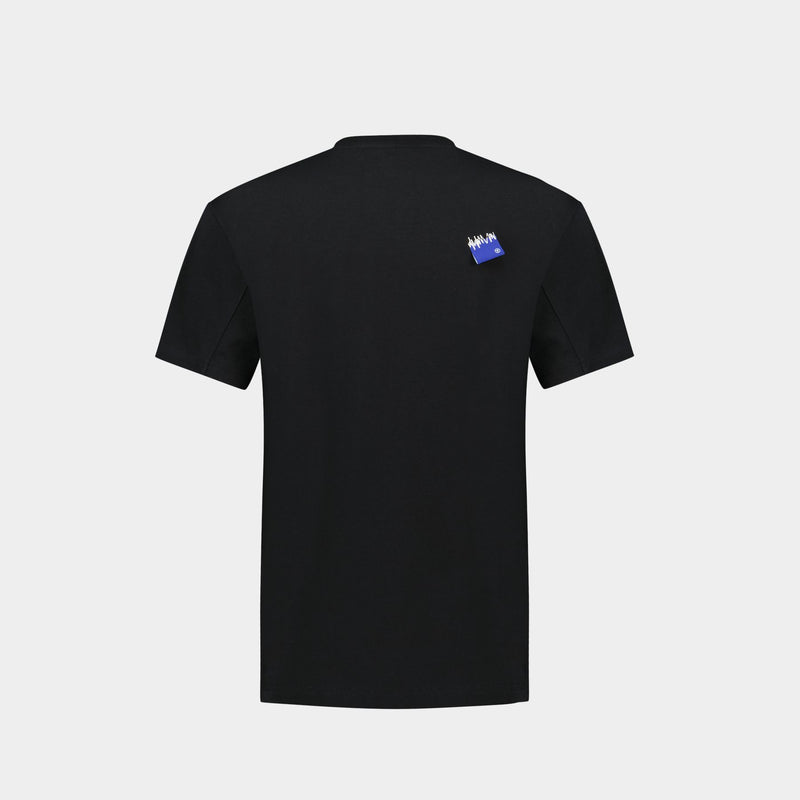 01 TRS Tag T-Shirt - Ader Error - Cotton - Black