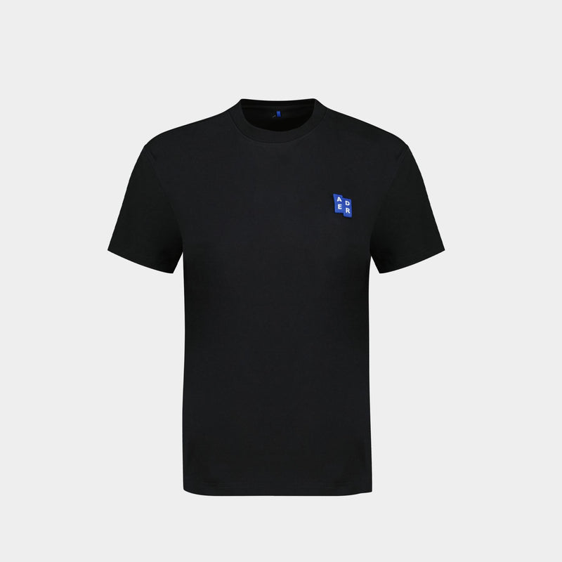 01 TRS Tag T-Shirt - Ader Error - Cotton - Black