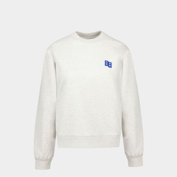 その他 01 TRS Tag Sweatshirt - Ader Error - Cotton - Beige 000000175069_MAIN_cdb73a97ae_g