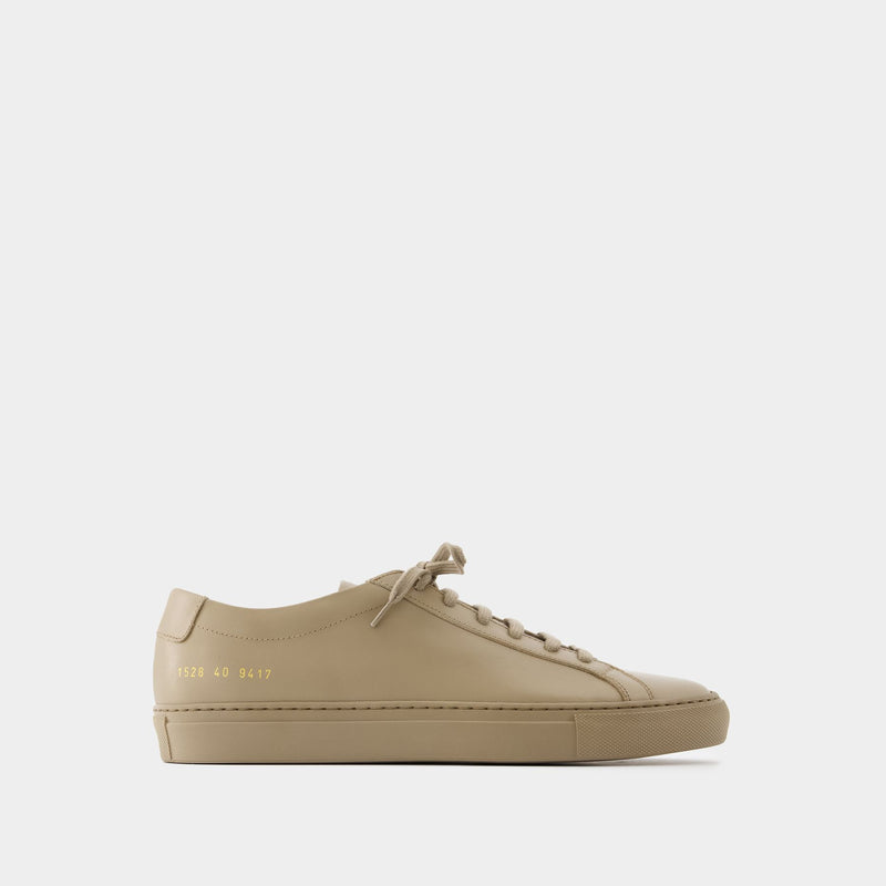 Original Achilles Low Sneakers - COMMON PROJECTS - Leather - Coffee