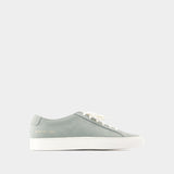 Contrast Achilles Sneakers - COMMON PROJECTS - Leather - Green