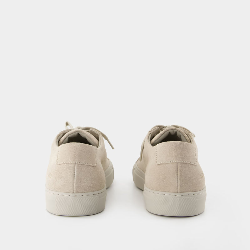 Achilles Tonal Suede Sneakers - COMMON PROJECTS - Leather - Beige