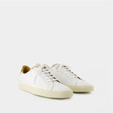 Retro Low Profile Sneakers - COMMON PROJECTS - Leather - White