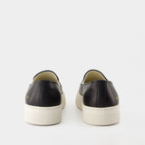 Slip On In Leather Sneakers - COMMON PROJECTS - Leather - Black
