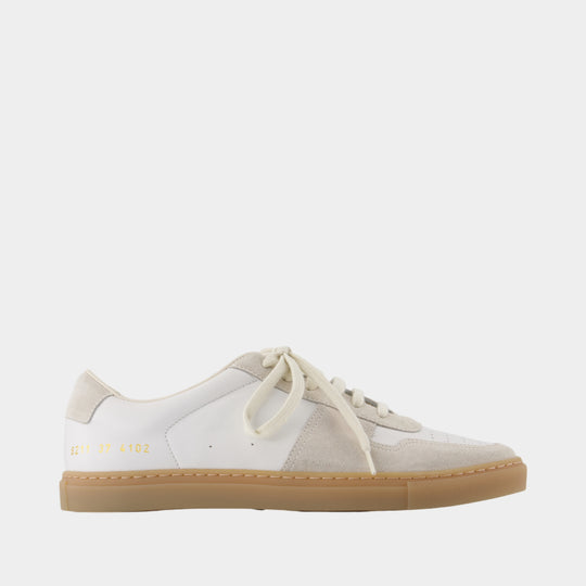 Bball Slim Sneakers - COMMON PROJECTS - Leather - White