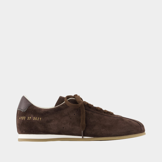Driving Shoe Sneakers - COMMON PROJECTS - Leather - Brown
