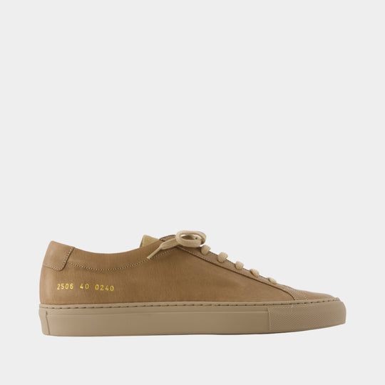 Achilles Premium Sneakers - COMMON PROJECTS - Leather - Beige